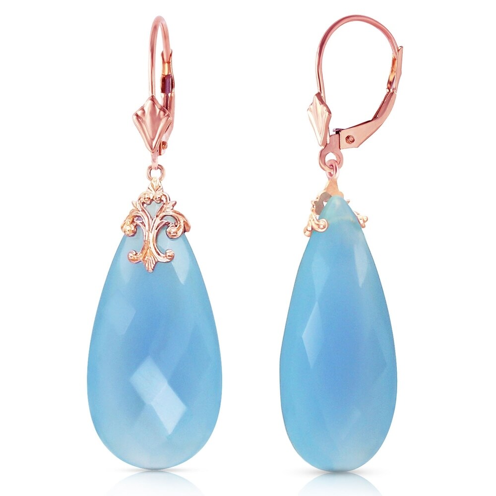 NEW BLUE SKY CHALCEDONY GOLD PLATED HANDCRAFTED SUNDANCE CHARM EARRINGS